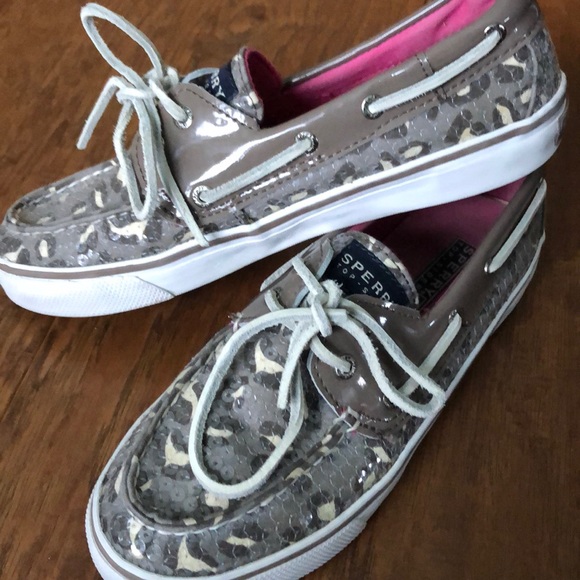 Sperry Shoes - Sequin Sperry Top-siders size 6.5😁boat shoes